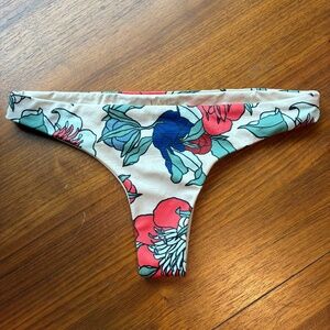 Tavik Floral Cheeky/Thong Bikini Bottom